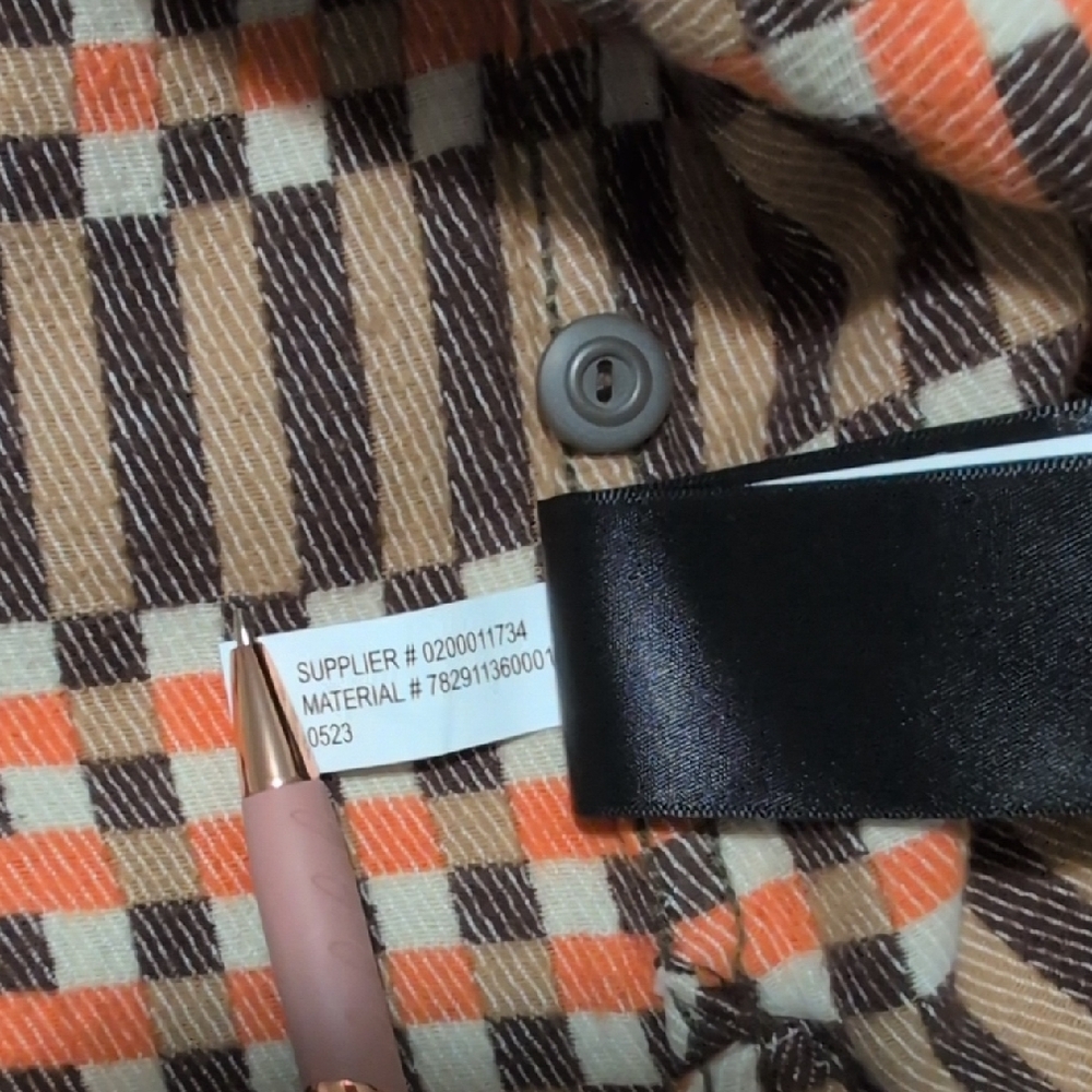 Ralph Lauren Double RL Brown and Tan Casual Button Down Shirt - Picture 11 of 14